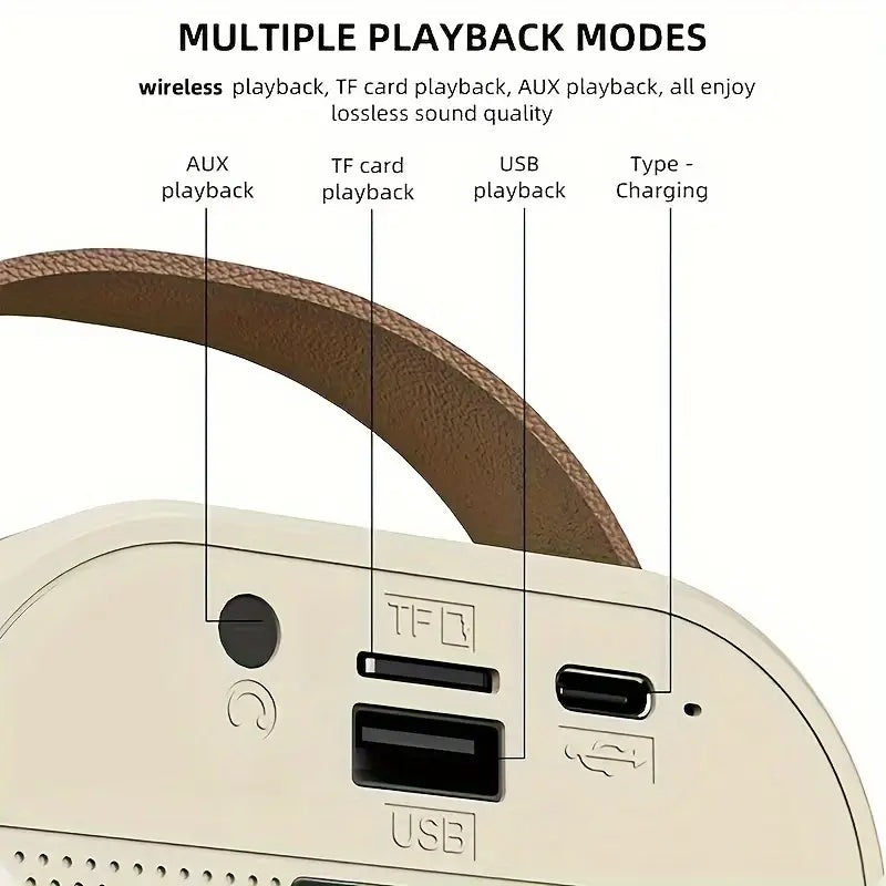 Mini K12 Portable Karaoke Bluetooth Speaker with Mic or