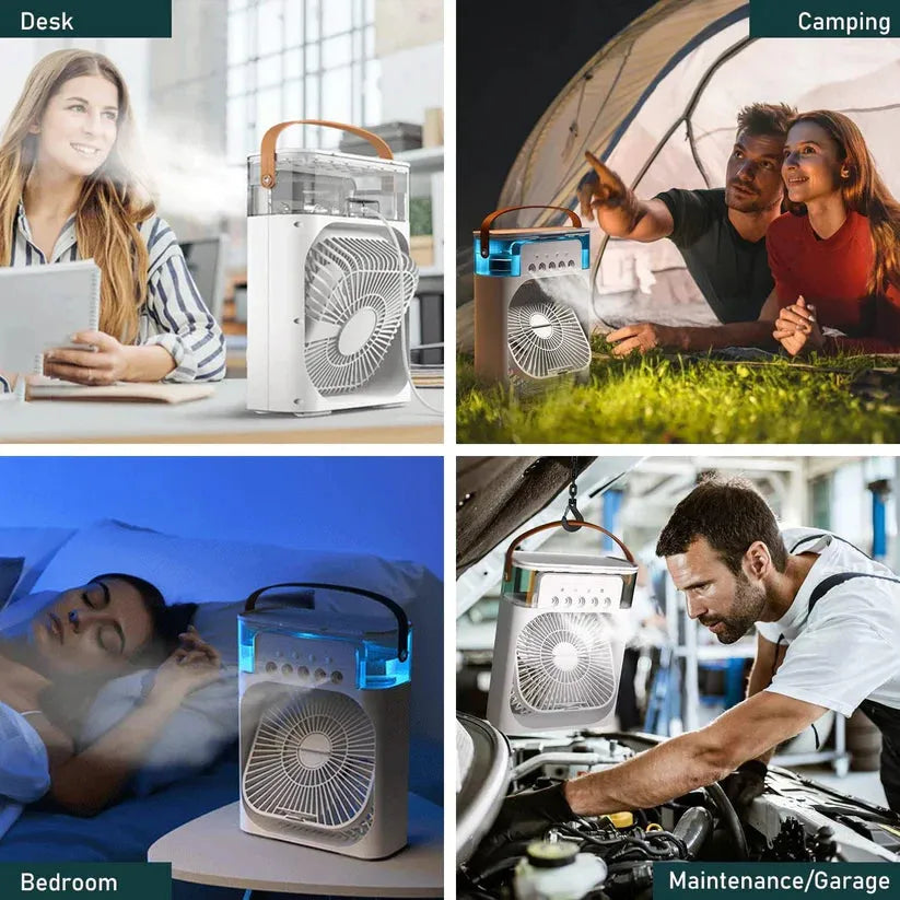 Mini USB Fan With Mist Water Spray Mini Cooler for Office Kitchen and Home