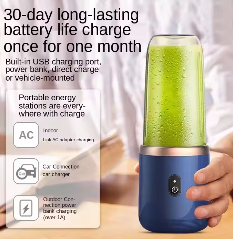 Portable USB Electric Juicer Blender – 400ml
