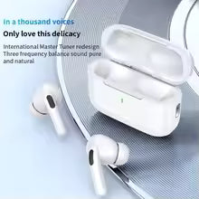 Original AirPods Pro 2nd Generation Bluetooth with USB-C – Quality Sound Bass Air Buds (White / Black)
