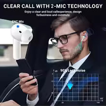 Original AirPods Pro 2nd Generation Bluetooth with USB-C – Quality Sound Bass Air Buds (White / Black)