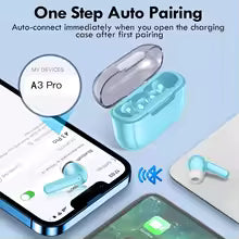 Original AirPods Pro 2nd Generation Bluetooth with USB-C – Quality Sound Bass Air Buds (White / Black)