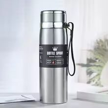 1000ml Thermal Water Bottle Thermos Vacuum Flask Double Stainless Steel Coffee Tea Insulated Cup (Leakage-Proof for Office