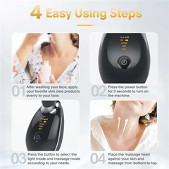 Anti Wrinkles Face Massager LED Face & Neck Anti