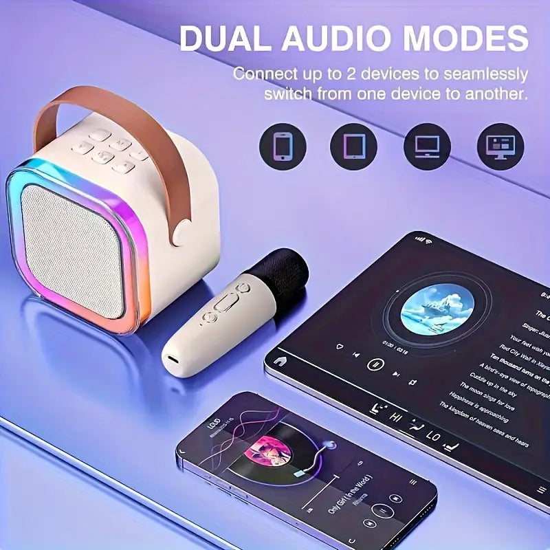 Mini K12 Portable Karaoke Bluetooth Speaker with Mic or