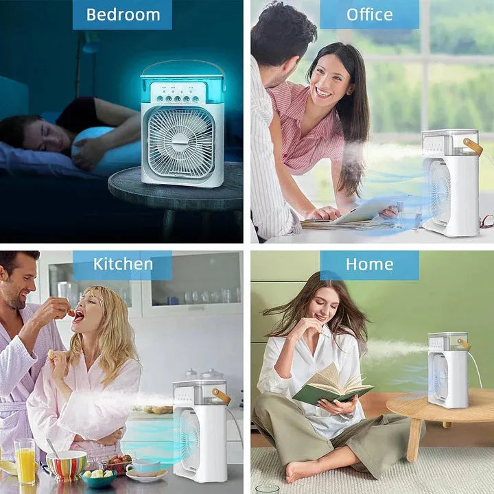 Mini USB Fan With Mist Water Spray Mini Cooler for Office Kitchen and Home