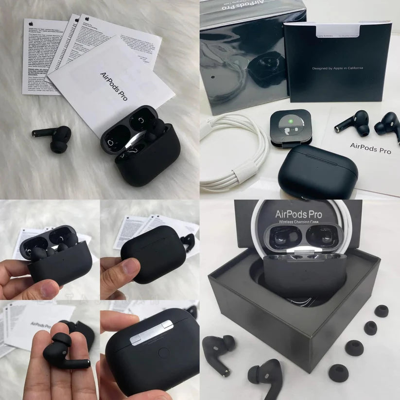 Original AirPods Pro 2nd Generation Bluetooth with USB-C – Quality Sound Bass Air Buds (White / Black)