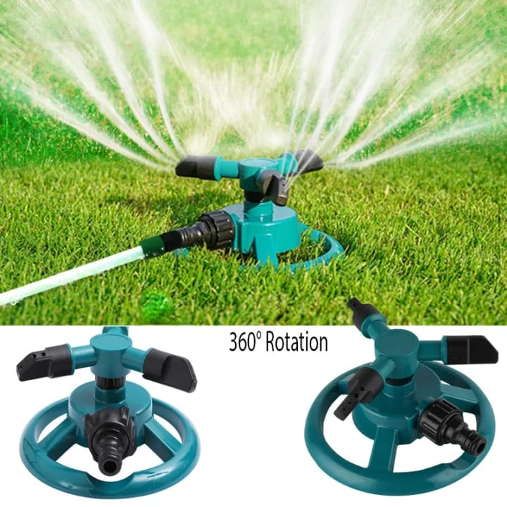 360 Degree Automatic Rotating Garden Lawn Water Sprinklers System Quick Coupling Lawn Rotating Nozzle Garden Irrigation Supplies