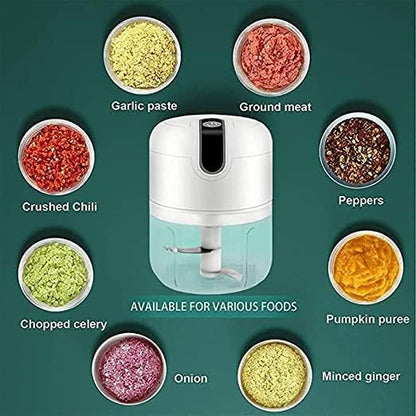 Portable Rechargeable Mini USB Food Processor Chopper