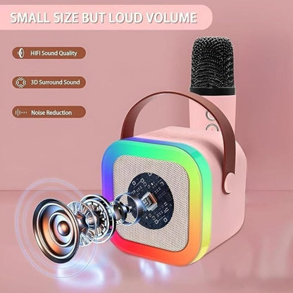 Mini K12 Portable Karaoke Bluetooth Speaker with Mic or
