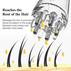 Scalp Applicator Comb Oil Scalp 6 ML