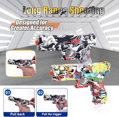 Large Size Glock Graffiti Water Balls Toy Gun For kids with Box