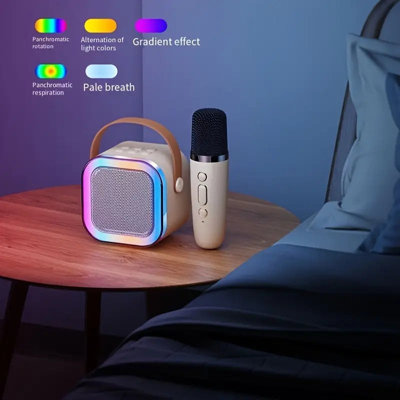 Mini K12 Portable Karaoke Bluetooth Speaker with Mic or