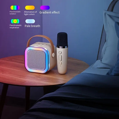 Mini K12 Portable Karaoke Bluetooth Speaker with Mic or