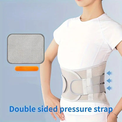 Heating Lower Back Support Belt for Pain Relief Magnetic Therapy Waist Wrap Adjustable Heating Lumbar Support with Box for Men and Women Herniated Disc Sciatica Scoliosis