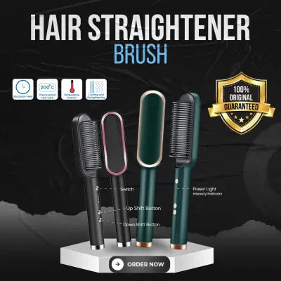 Prime Electric Hair Straightening Comb – Fast Heating, Frizz-Free Styling