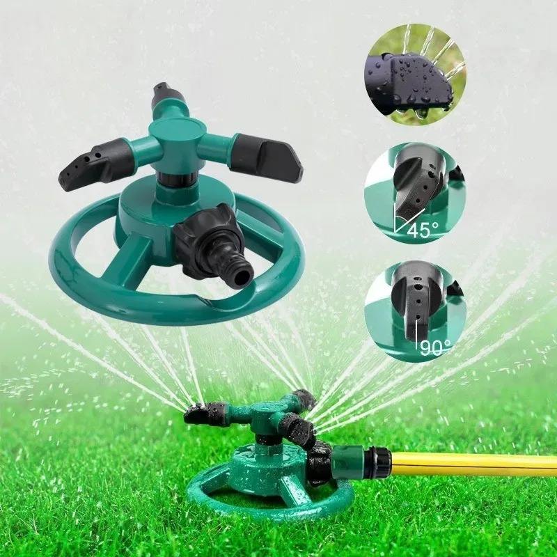 360 Degree Automatic Rotating Garden Lawn Water Sprinklers System Quick Coupling Lawn Rotating Nozzle Garden Irrigation Supplies