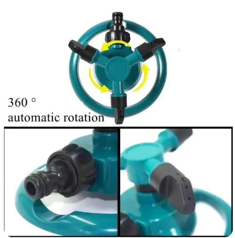 360 Degree Automatic Rotating Garden Lawn Water Sprinklers System Quick Coupling Lawn Rotating Nozzle Garden Irrigation Supplies