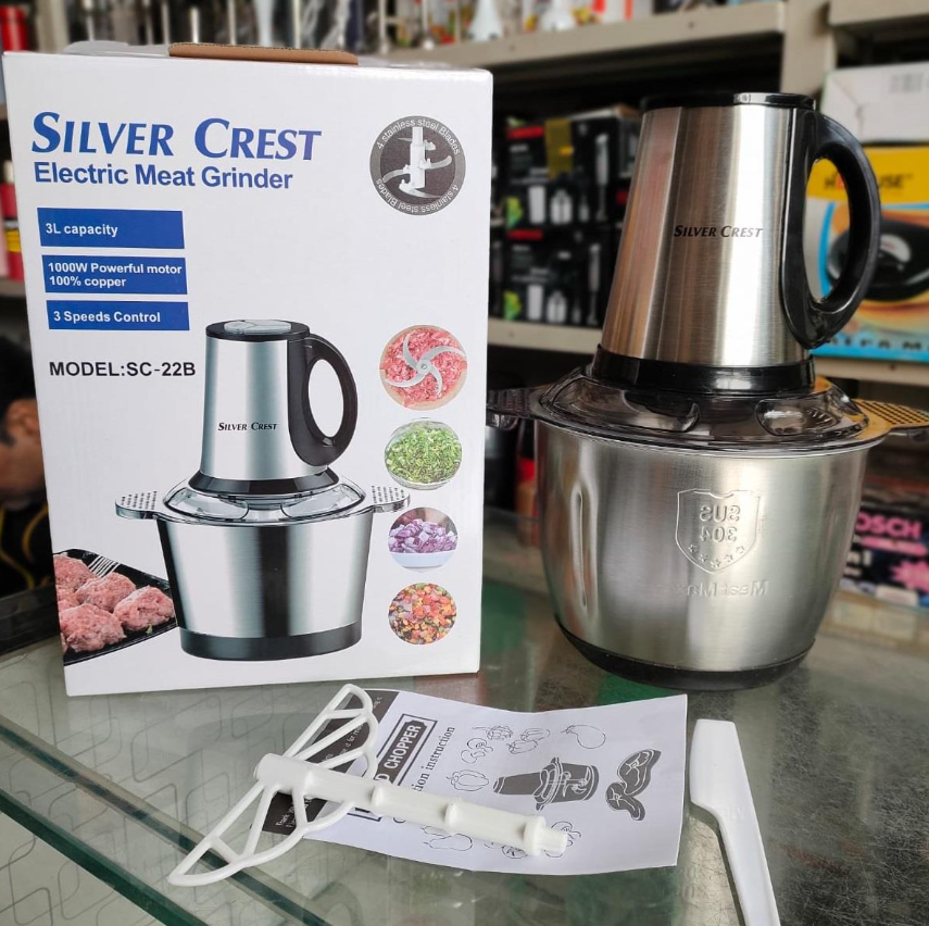 SilverCrest Chopper – 1000W, 3L, 4 Blades