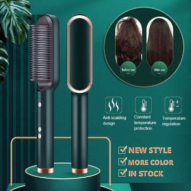 Prime Electric Hair Straightening Comb – Fast Heating, Frizz-Free Styling