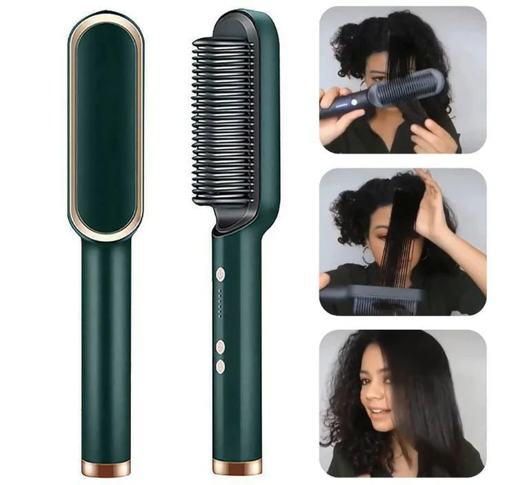 Prime Electric Hair Straightening Comb – Fast Heating, Frizz-Free Styling