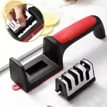 3 Steps Manual Knife/Scissors Sharpener with Box