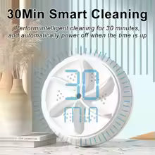 Mini Washing Machine USB Rotating Turbine Portable Washing Machine For Socks Underwear Wash Dishes For Travel Home Business Trip