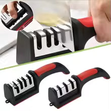 3 Steps Manual Knife/Scissors Sharpener with Box