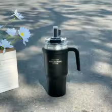Large capacity handle, stainless steel insulated cup, cold cup, car cup, coffee cup, travel cup