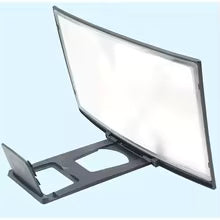 12 inch 3D Cell Phone screen projector HD Expander Enlarge Curved Screen Magnifier Amplifier For Mobile Phone Video