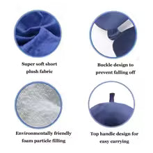 Neck Pillow Cover Airplane Pillow Replacementt Cover (Only Pillow Covers No Filler)