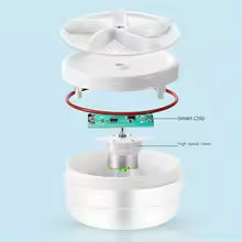 Mini Washing Machine USB Rotating Turbine Portable Washing Machine For Socks Underwear Wash Dishes For Travel Home Business Trip