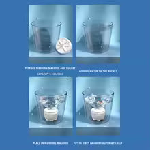 Mini Washing Machine USB Rotating Turbine Portable Washing Machine For Socks Underwear Wash Dishes For Travel Home Business Trip