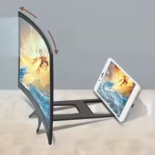 12 inch 3D Cell Phone screen projector HD Expander Enlarge Curved Screen Magnifier Amplifier For Mobile Phone Video
