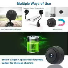 A9 WiFi Mini Camera Wireless Video Recorder Voice Recorder Security Monitoring Camera Smart Home For Infants And Pets