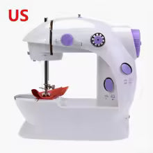 Small Portable Electric Sewing Machine, Household Mobile Fully Automatic Beginner's Small Desktop Multifunctional Locksmith