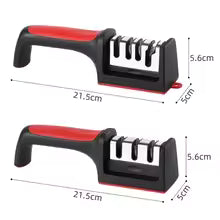 3 Steps Manual Knife/Scissors Sharpener with Box