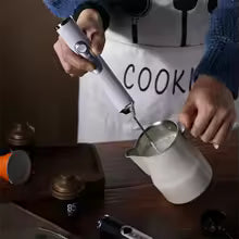 handheld egg beater, dual stick wireless milk frother, mini portable blender, 3-speed kitchen tool, food mixer