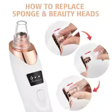 Blackhead Remover Pore Vacuum with Camera – Upgraded Face Pore Cleanser WiFi Real-Time Visual with 3 Adjustable Suction & 5 Probes