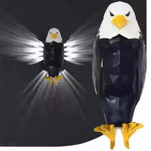 3D Wall Lamp Eagle Shape Projector Modern Creative Atmosphere Lamp Light 3D Print Body Animal Lighting Lustre Halloween Christma
