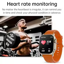 Smartwatch 7in1 Strap 9 Ultra Smartwatch 2.2 HD screen Heart rate monitoring NFC Smartwatch Gift for men and women