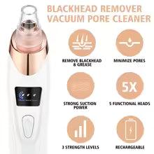 Blackhead Remover Pore Vacuum with Camera – Upgraded Face Pore Cleanser WiFi Real-Time Visual with 3 Adjustable Suction & 5 Probes