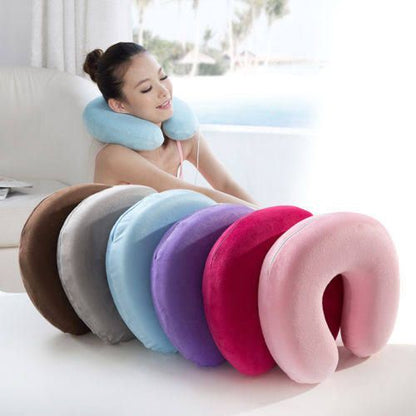 Neck Pillow Cover Airplane Pillow Replacementt Cover (Only Pillow Covers No Filler)