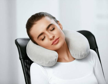 Neck Pillow Cover Airplane Pillow Replacementt Cover (Only Pillow Covers No Filler)