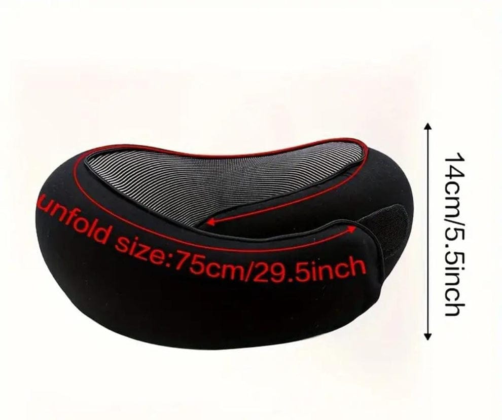Neck Pillow Travel U-Shaped Print Pillow Comfortable Supportive