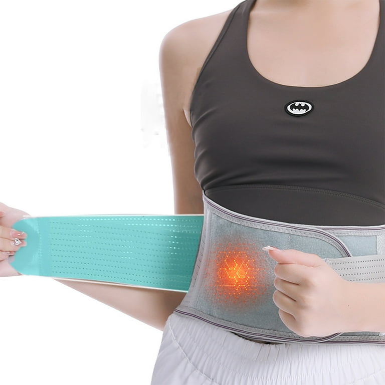 Heating Lower Back Support Belt for Pain Relief Magnetic Therapy Waist Wrap Adjustable Heating Lumbar Support with Box for Men and Women Herniated Disc Sciatica Scoliosis