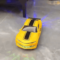Multifunctional Automatic Car Transforming Robot Toy with Lights and Music For Kids with Box