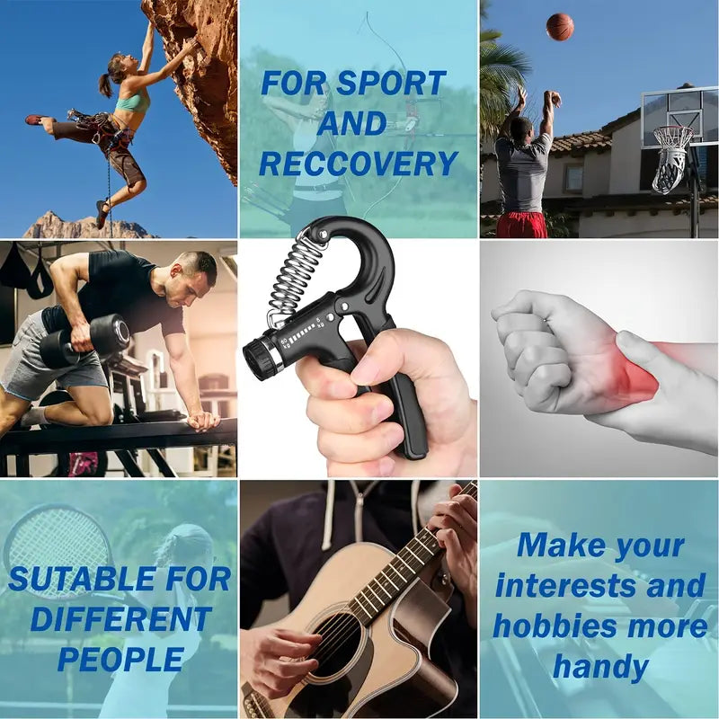 Adjustable Hand Gripper Resistance Hand Muscle Trainer For Stronger Forearms Exerciser