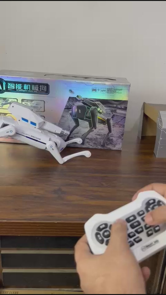 AI Intelligent Robotic Dog – Smart Mechanical Pet with Remote Control brand new box pack