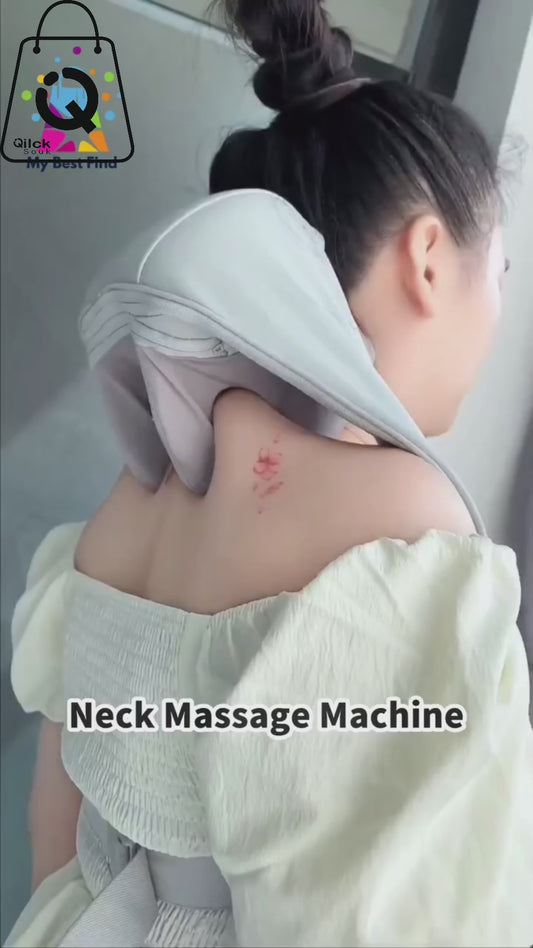 Neck Massager with Heat Shoulder Neck Massager for Pain Relief Deep Tissue Electric Massager Pillow for Neck Back Shoulder Leg heavy duty brand new box pack